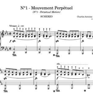 N°1 - Mouvement Perpétuel ; N°1 - Perpetual Motion