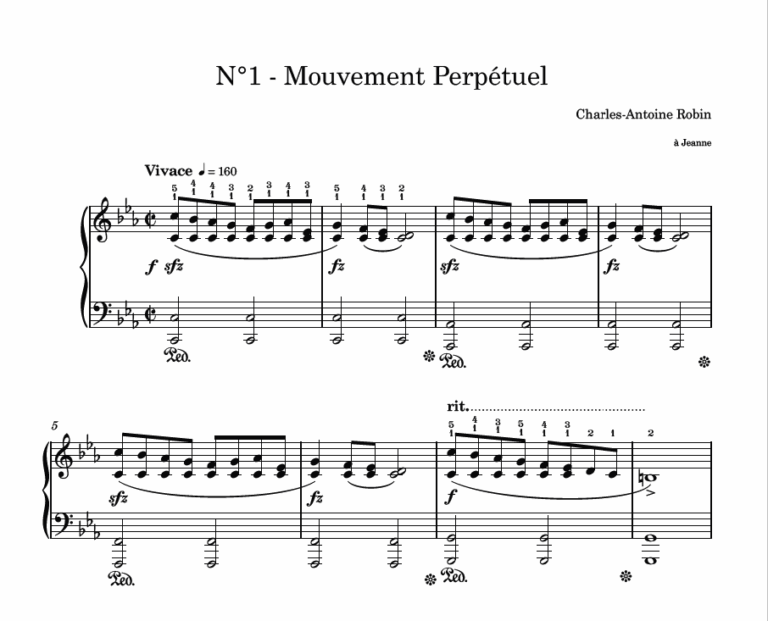 N°1 - Mouvement Perpétuel