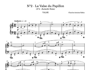 N°2 - La Valse du Papillon ; N°2 - Butterfly Waltz