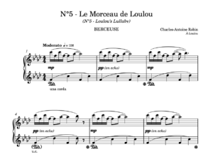 N°5 - Le Morceau de Loulou ; N°5 - Loulou's Lullaby