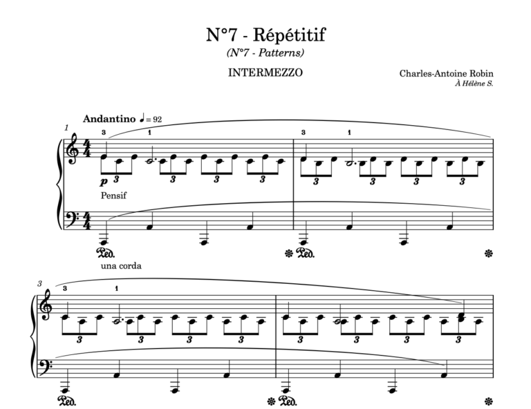 N°7 - Répétitif ; N°7 - Patterns
